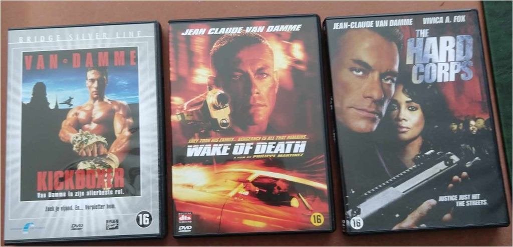 Jean-Claude van Damme DVD 's + VHS - hoeft niet in 1 koop, Vanaf 16 jaar, Ophalen of Verzenden, Zo goed als nieuw