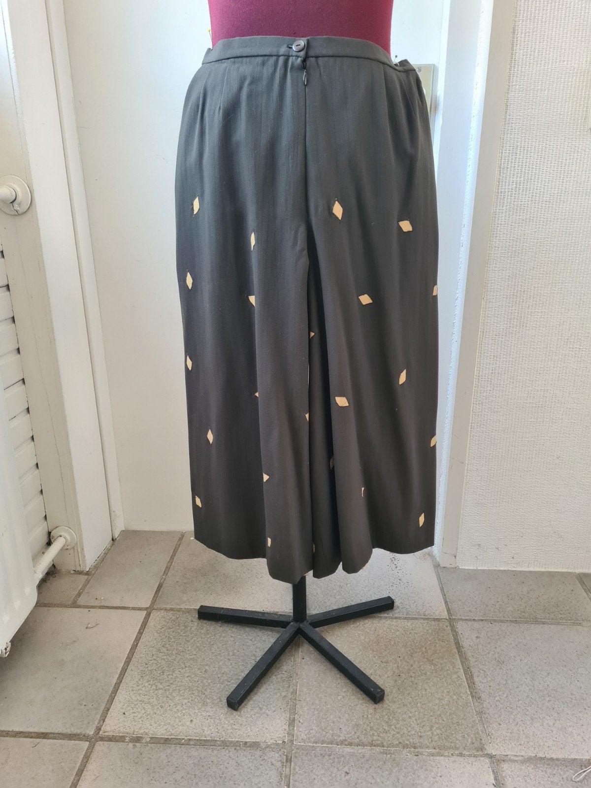 Broekrok met ruitjespatroon, Kleding | Dames, Driekwart, Groen, Ophalen, Maat 38/40 (M)