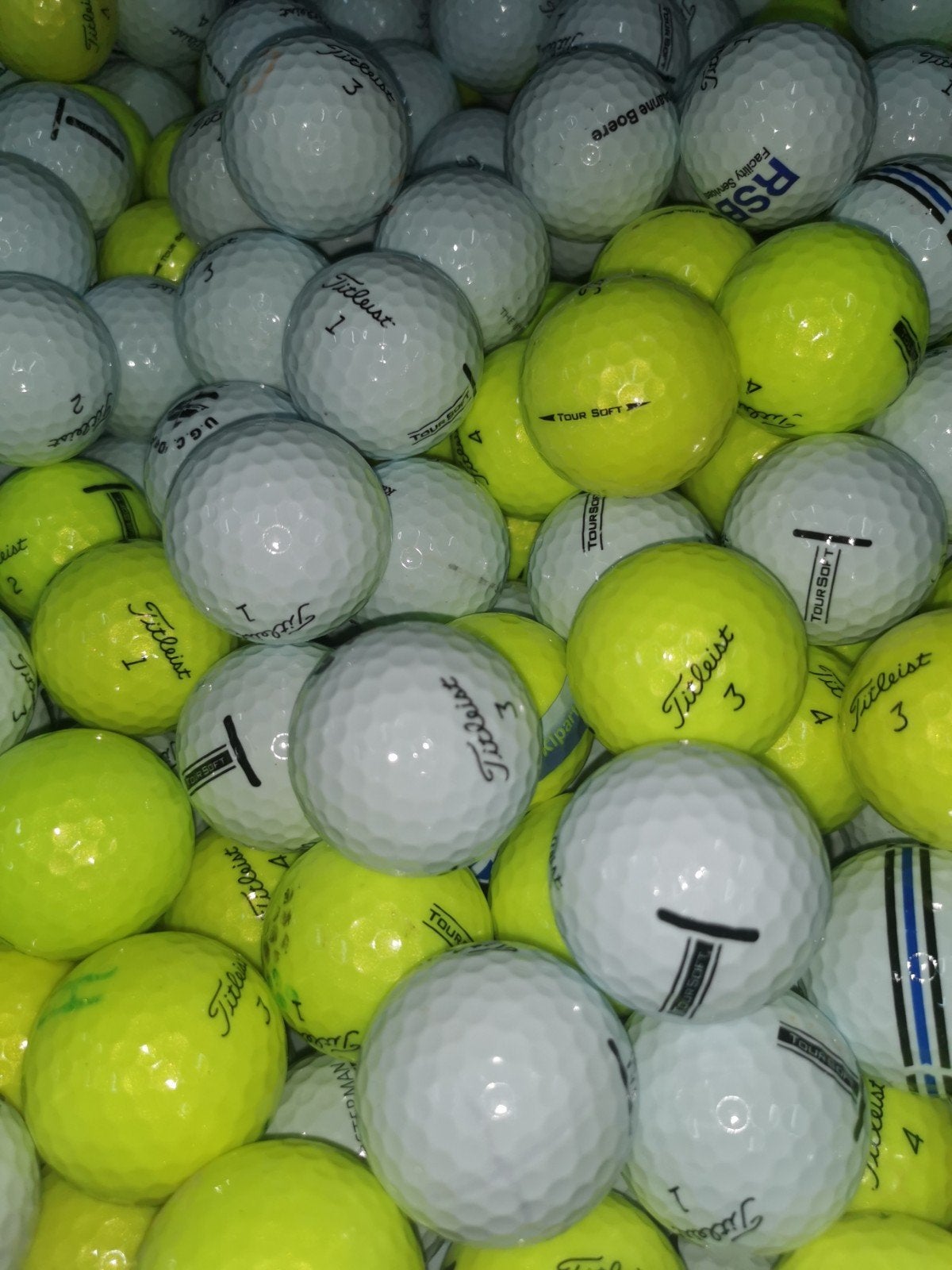 Titleist tour soft golfballen 50 stuks AAAA kwaliteit, Ophalen of Verzenden, Bal(len)