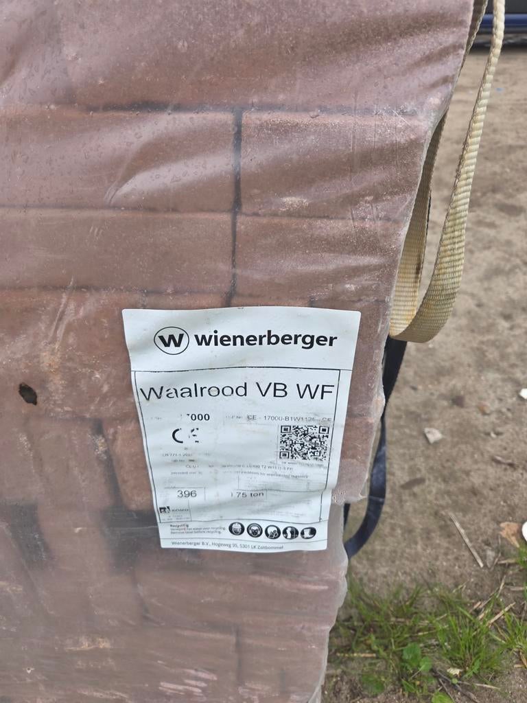 Wienerberger Waalrood VB WF Bakstenen - Nieuw, Doe-het-zelf en Verbouw, Ophalen, Nieuw, Bakstenen