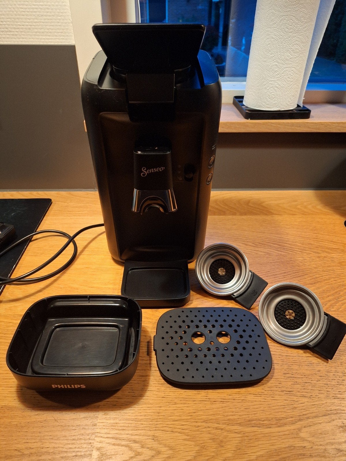 Philips Senseo Zwart - Koffiepadapparaat, Witgoed en Apparatuur, Ophalen, Koffiepads en cups, Gebruikt, Koffiemachine