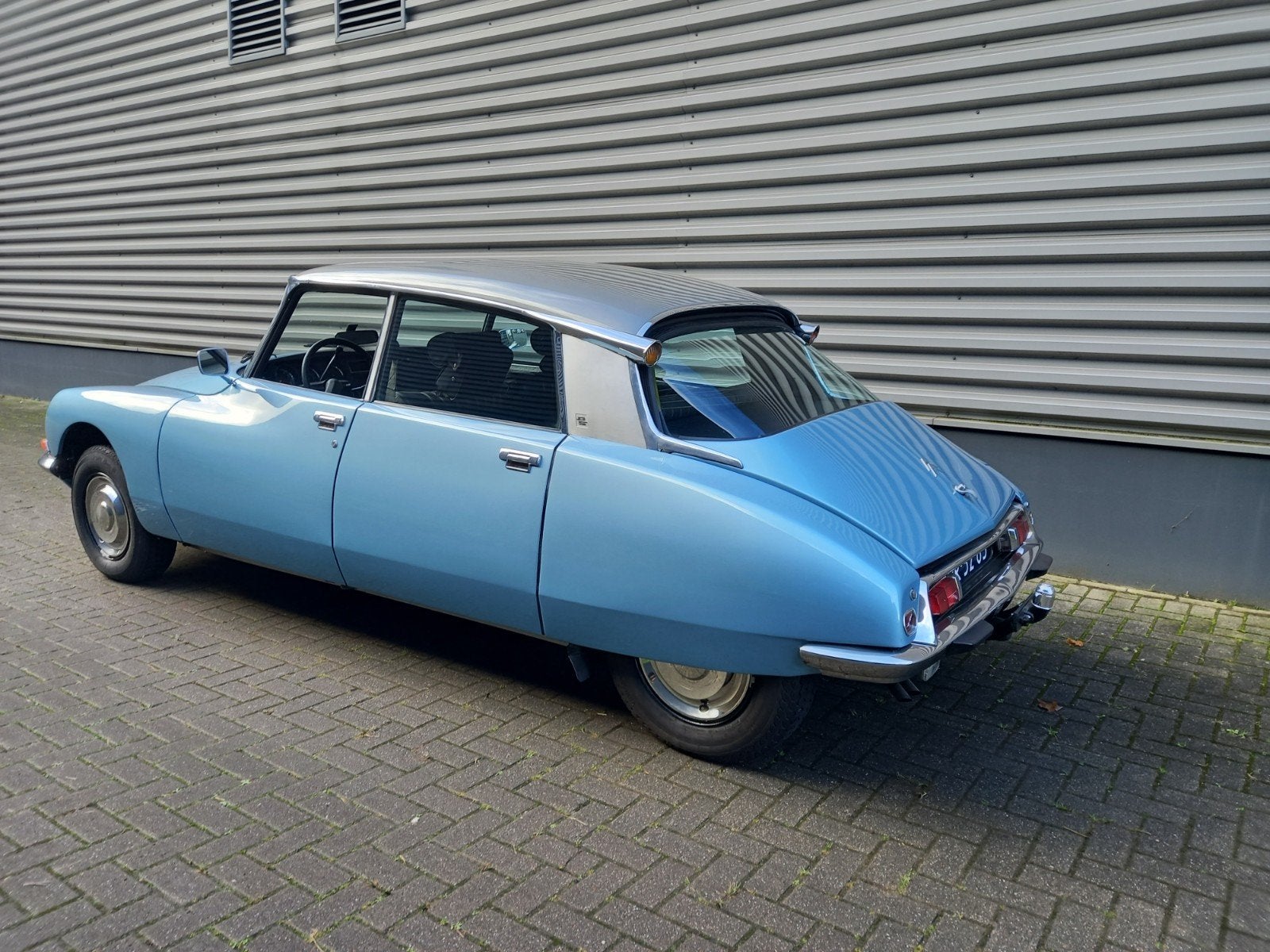 Citroën DS 21IE 1973, Zwart, Citroën, Blauw, Leder