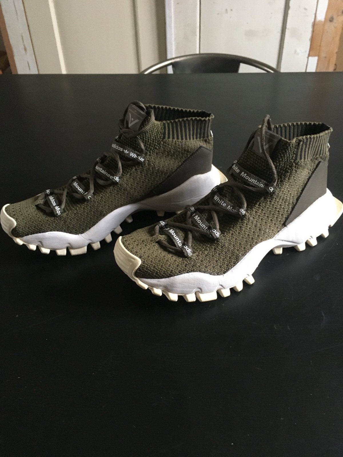 Adidas x White Mountaineering Seeulater Sneakers Maat 42 2/3, Ophalen of Verzenden, Groen, Sneakers of Gympen, Zo goed als nieuw