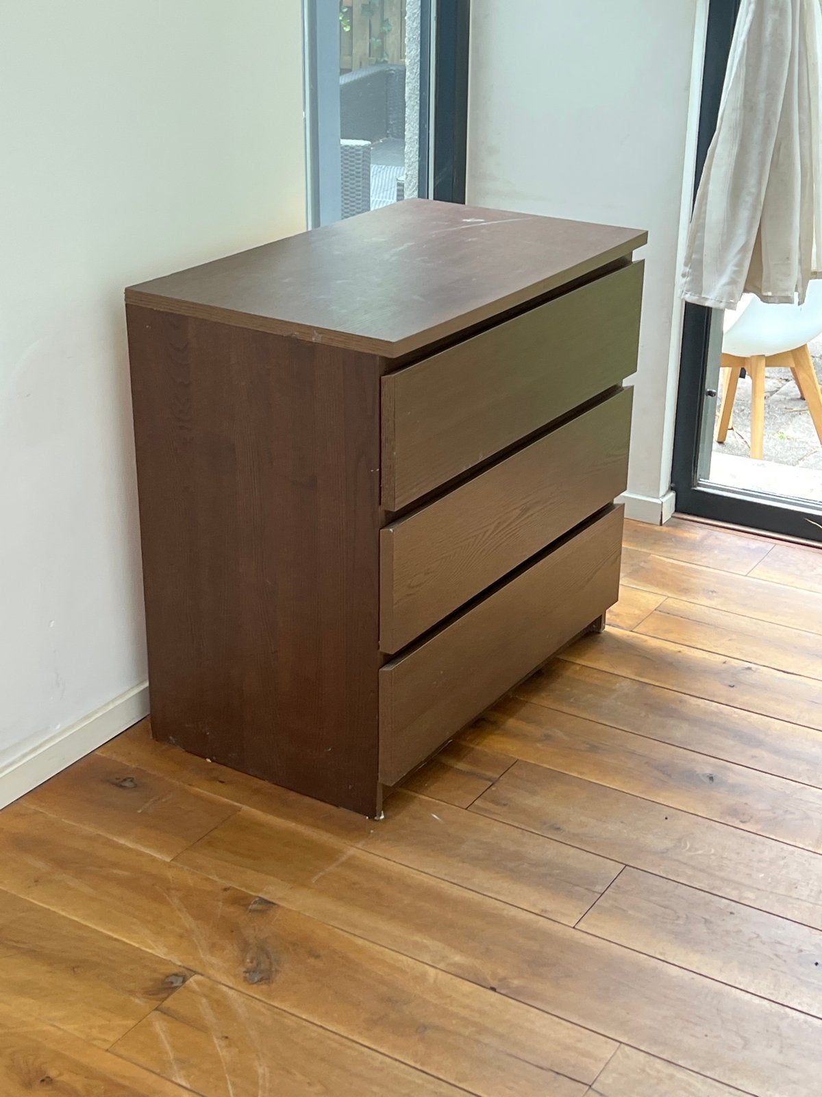 IKEA Malm ladekast met 3 lades - Zsm ophalen, Ophalen, Gebruikt, 50 tot 100 cm, Met lade(s)