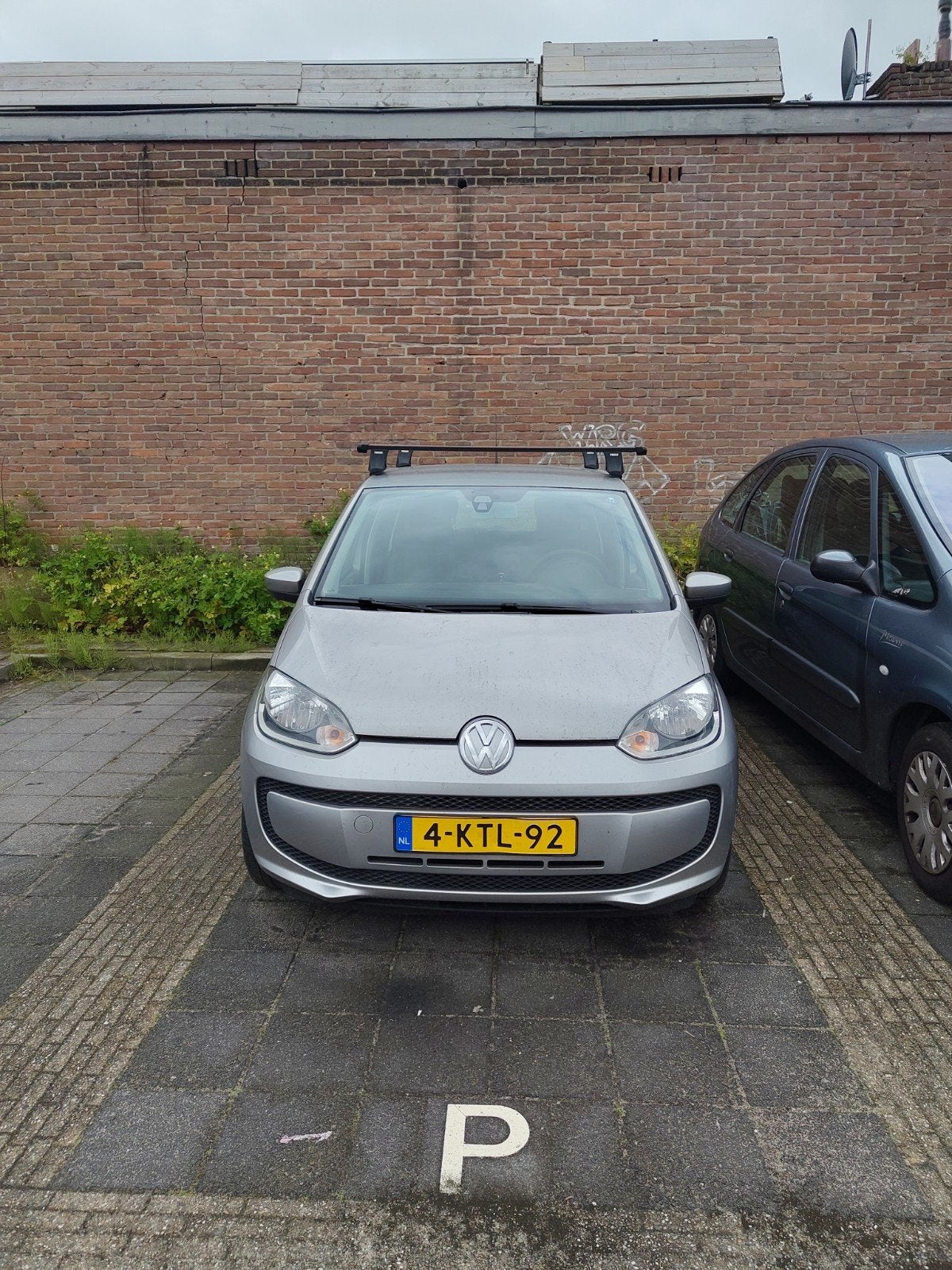 Volkswagen up! 1.0 50KW Ecofuel 2013 Grijs, Voorwielaandrijving, Up!, CNG (Aardgas), 4 stoelen