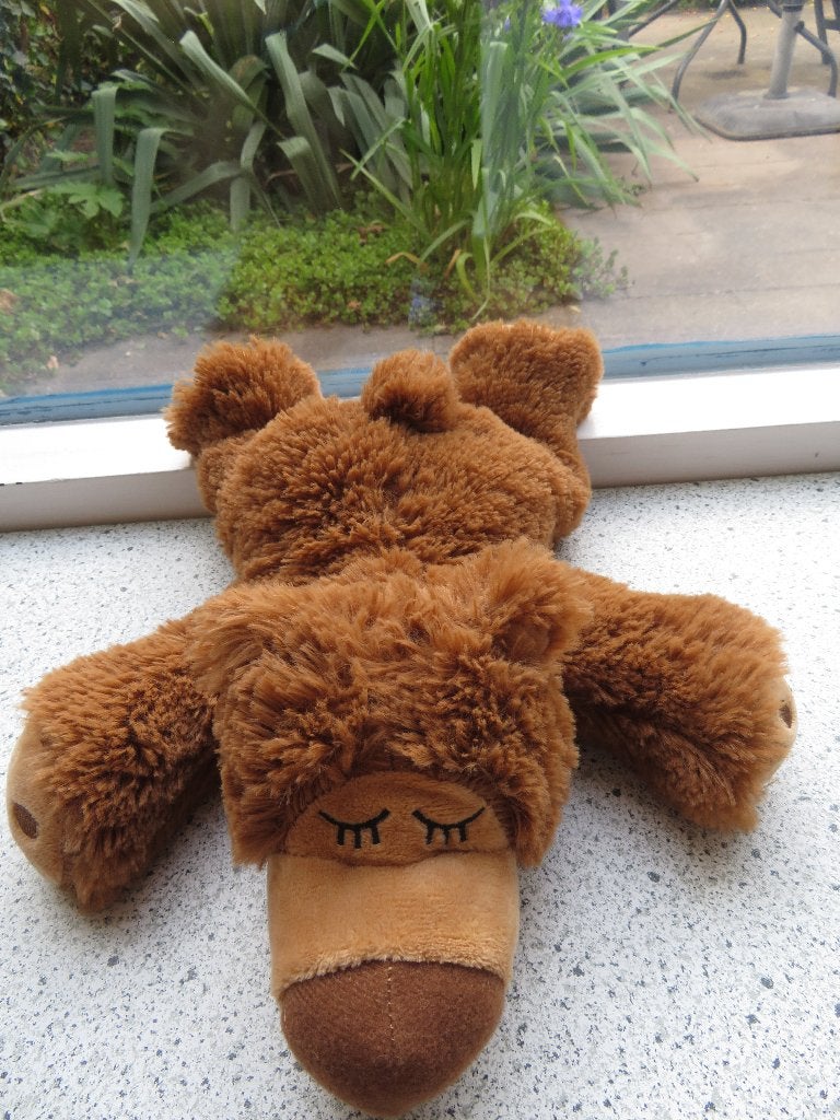 Beer met kersenpitvulling merk Warmies magnetronknuffel, Beer, Ophalen of Verzenden, Zo goed als nieuw, Middelgroot (20 tot 80 cm)