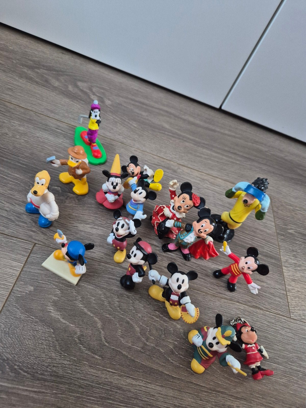 Grote collectie vintage Mickey Mouse figuren, Verzamelen, Ophalen of Verzenden, Mickey Mouse, Zo goed als nieuw, Beeldje of Figuurtje
