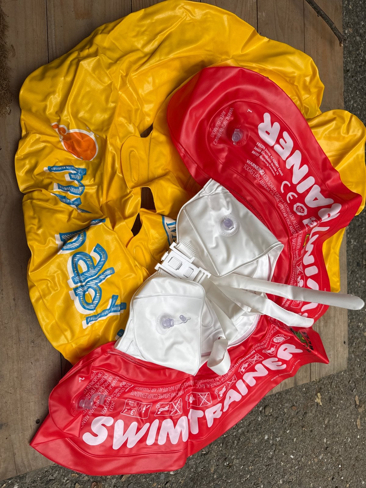 Set Swimtrainer en Intex baby float, Ophalen of Verzenden, Gebruikt