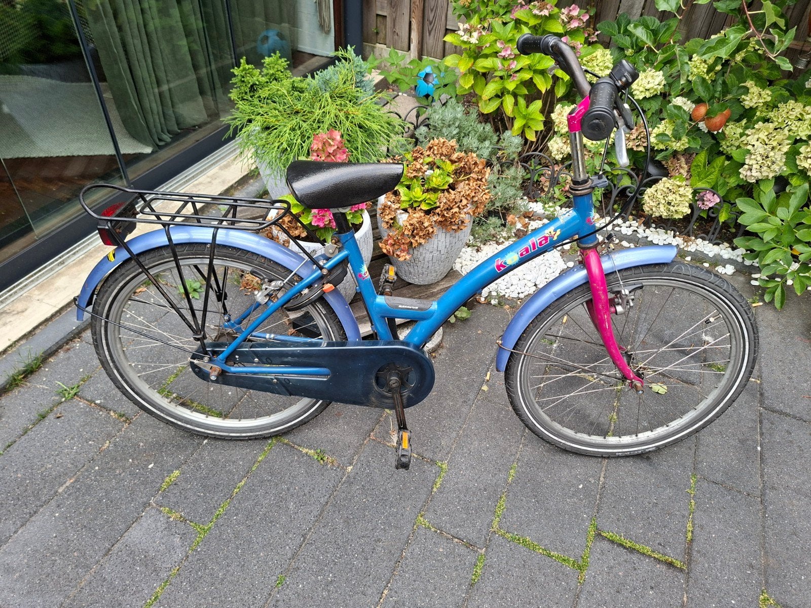 meisjes fiets ., Ophalen, Gebruikt, 22 inch, Handrem