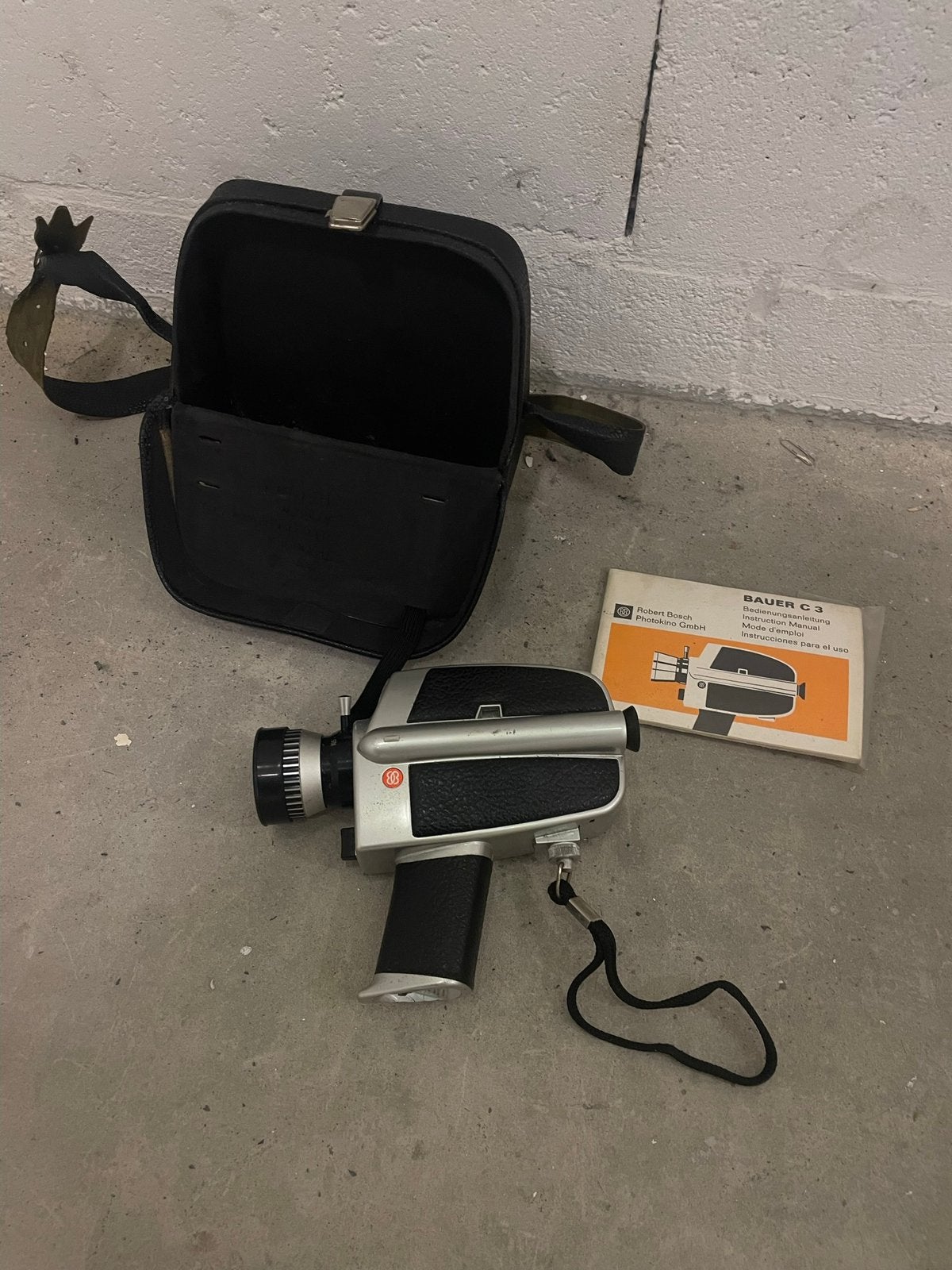 Vintage Bauer C3 super 8mm filmcamera, Ophalen of Verzenden, 8mm, Camera
