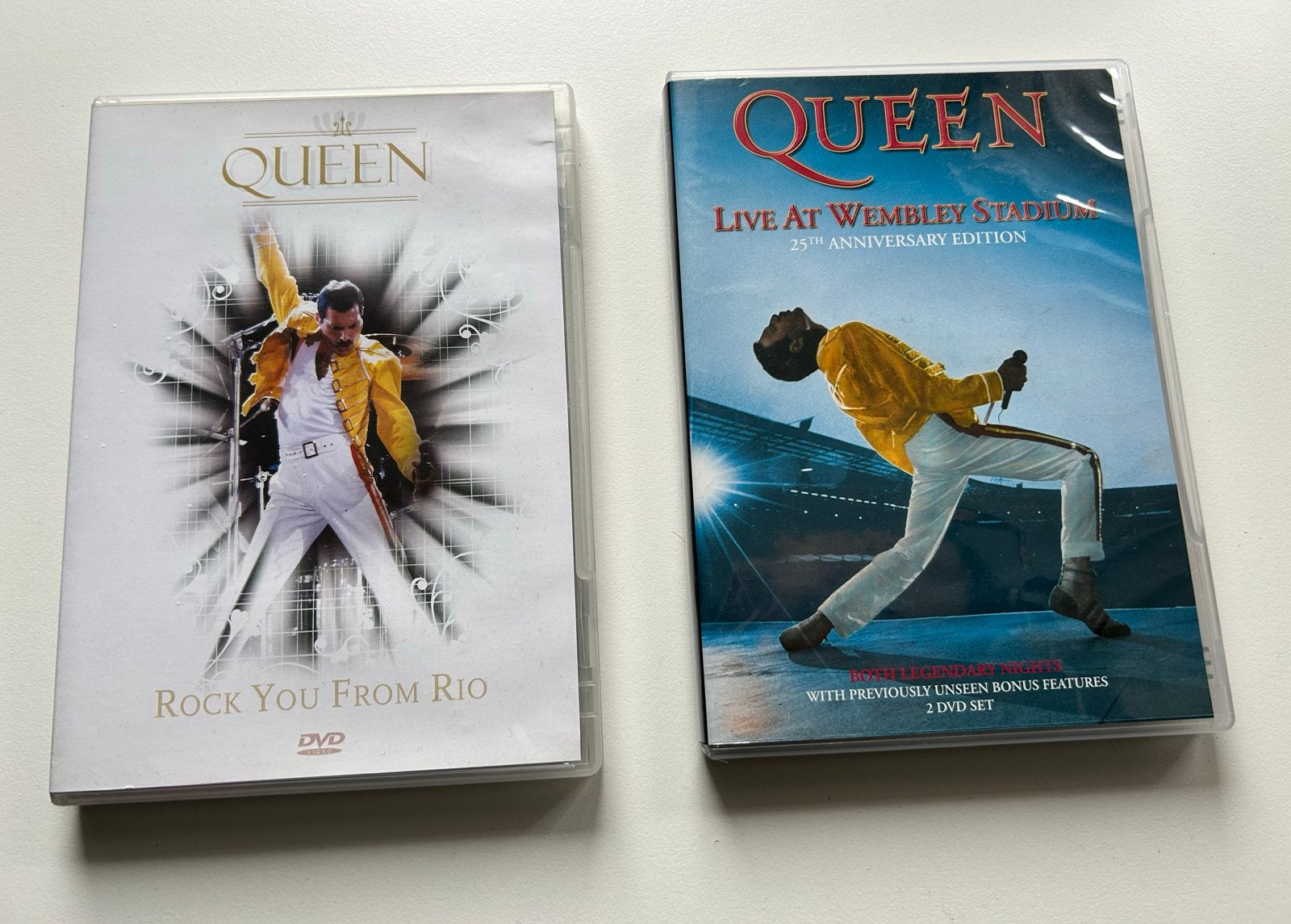 Queen DVD's: Live at Wembley & Rock You From Rio, Alle leeftijden, Nederlands, Ophalen of Verzenden, Concert