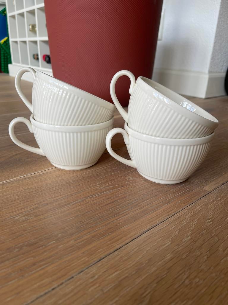 Wedgwood Windsor Soep/Theemokken - 4 stuks, Huis en Inrichting, Ophalen, Gebruikt, Wedgwood, Kop(pen) en/of Schotel(s)