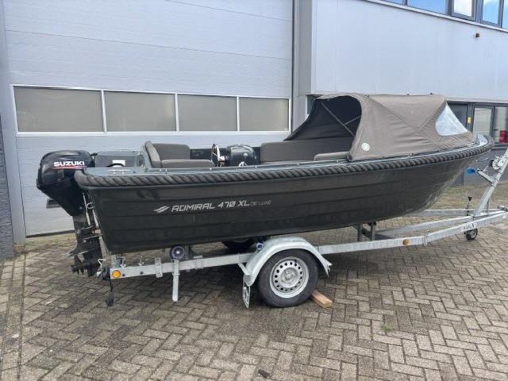 Admiral 470XL met Suzuki DF9.9 elek. start, Admiral, Overige typen, 5 m, Zo goed als nieuw