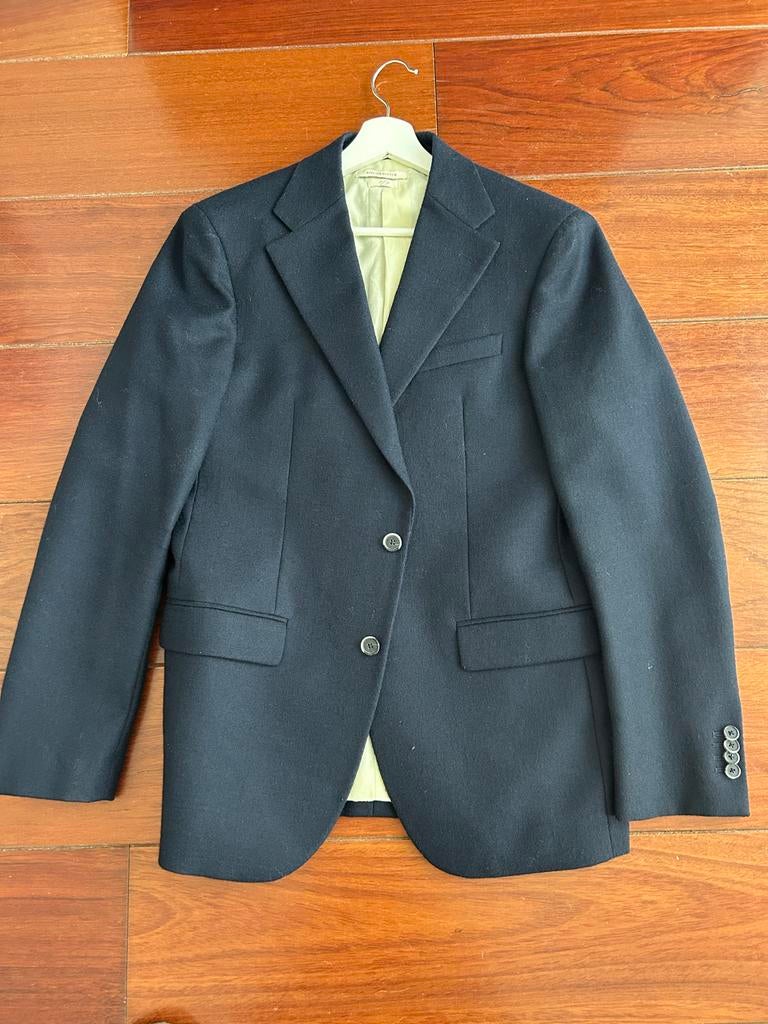 Colbert Scotch & Soda maat 50, medium wol, Verzenden, Gedragen, Maat 48/50 (M), Blauw