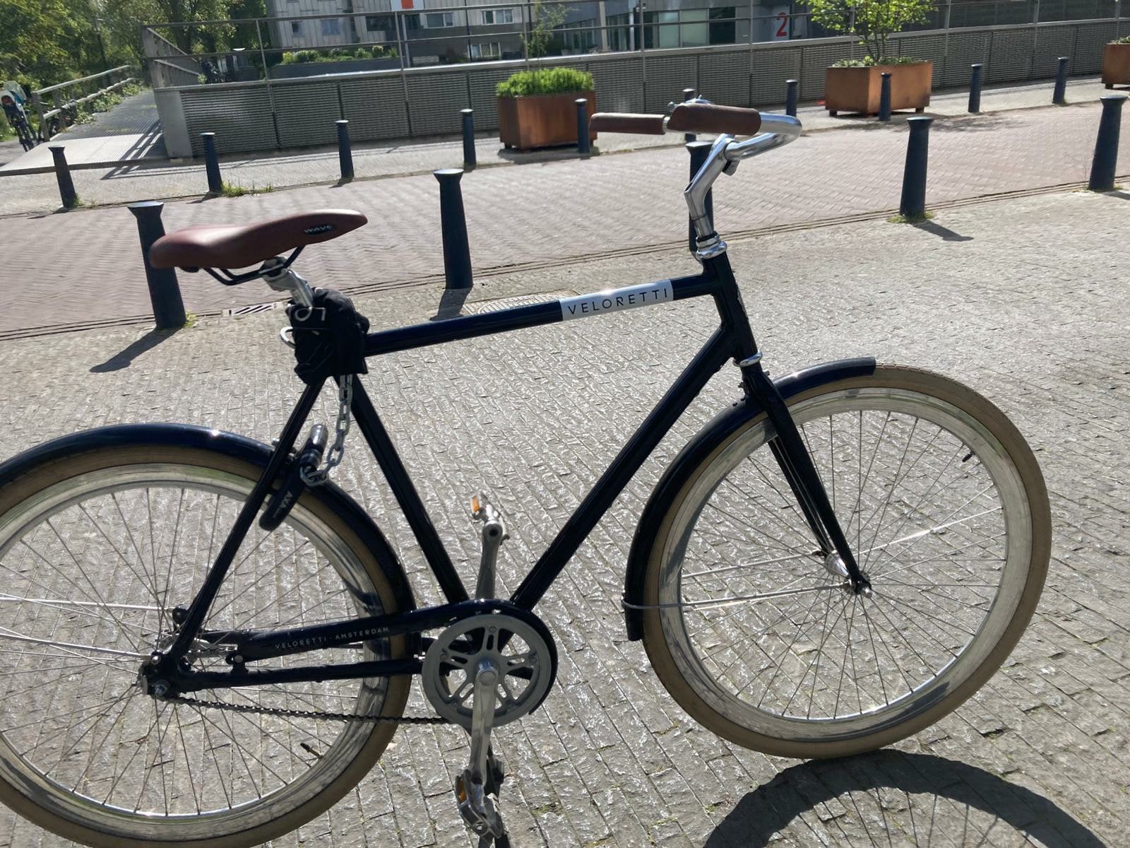 Veloretti heren fiets 28 inch met slot, 57 tot 61 cm, Ophalen, Gebruikt, Overige merken