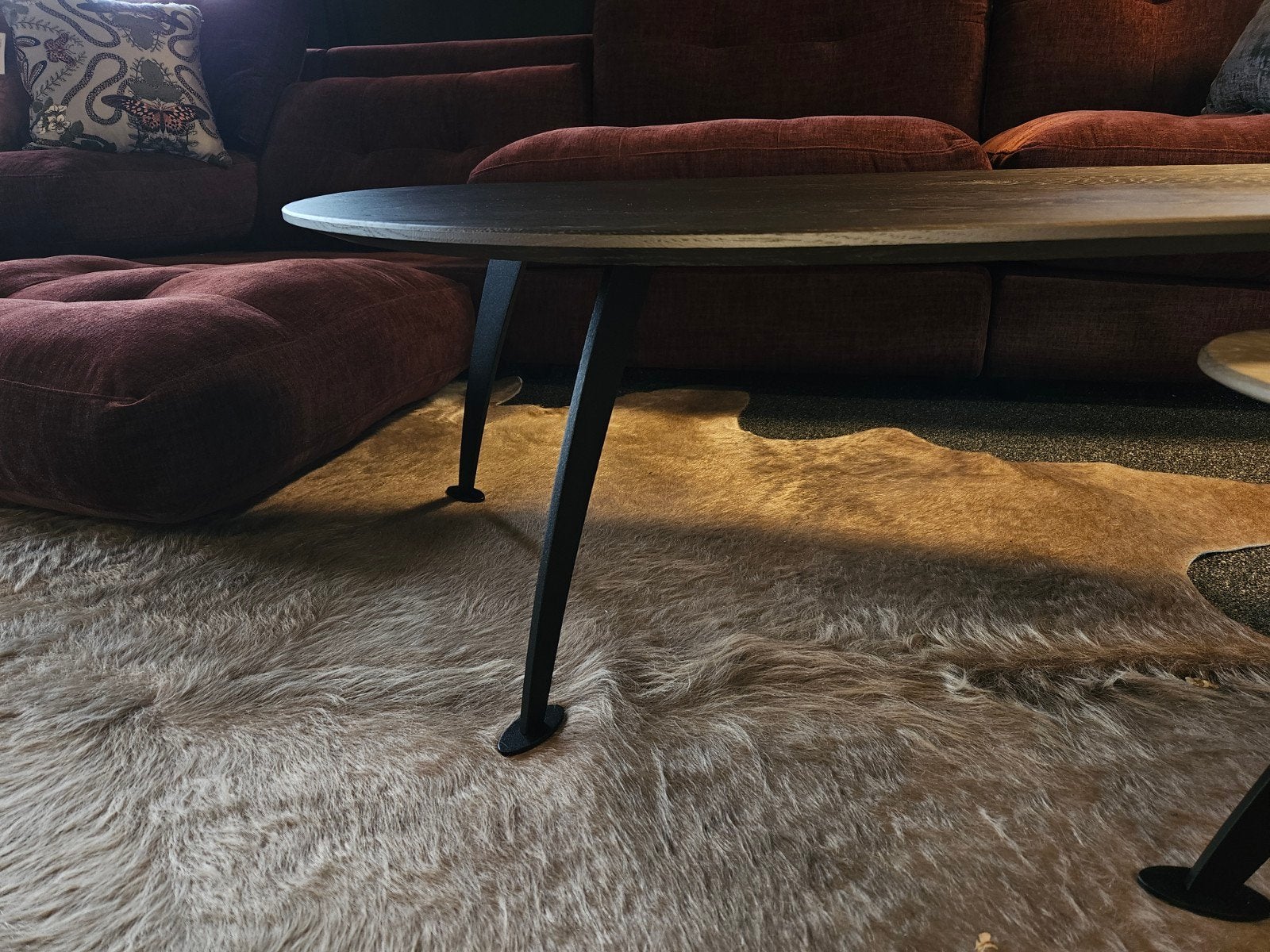 salontafel masdief eiken organisch kiezel, Huis en Inrichting, Ophalen of Verzenden, Nieuw, Rechthoekig, 50 tot 100 cm