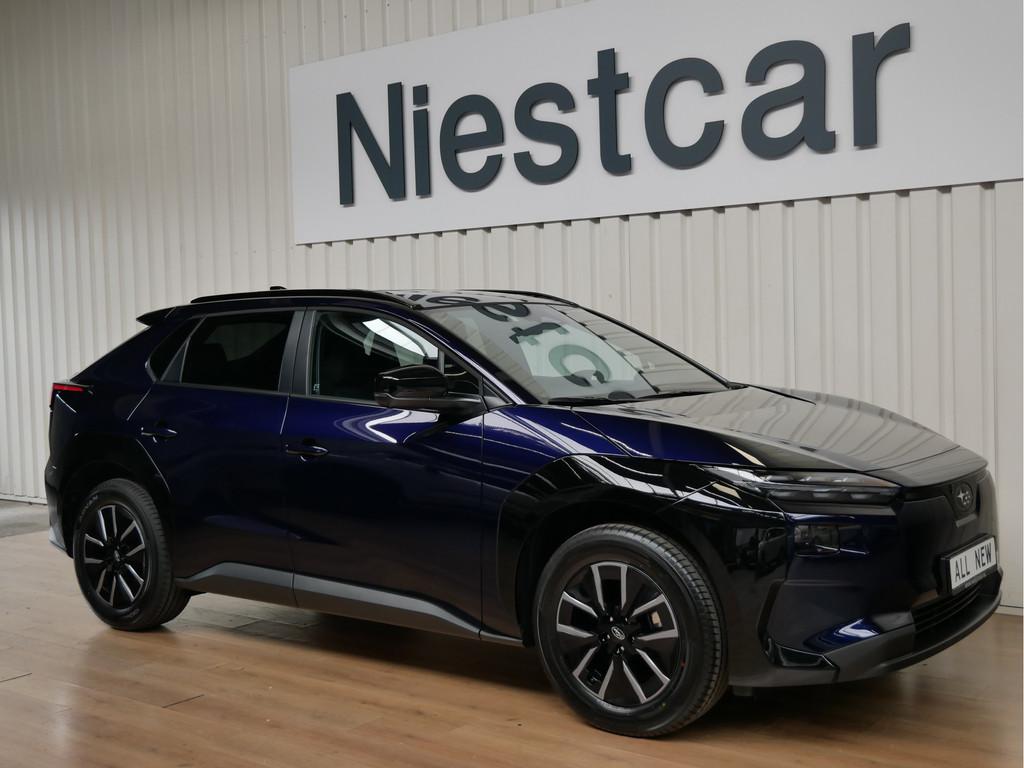 Subaru SOLTERRA 4E-xperience 73.1 kWh (bj 2026, automaat), Automaat, 12 maanden, Zwart, Blauw