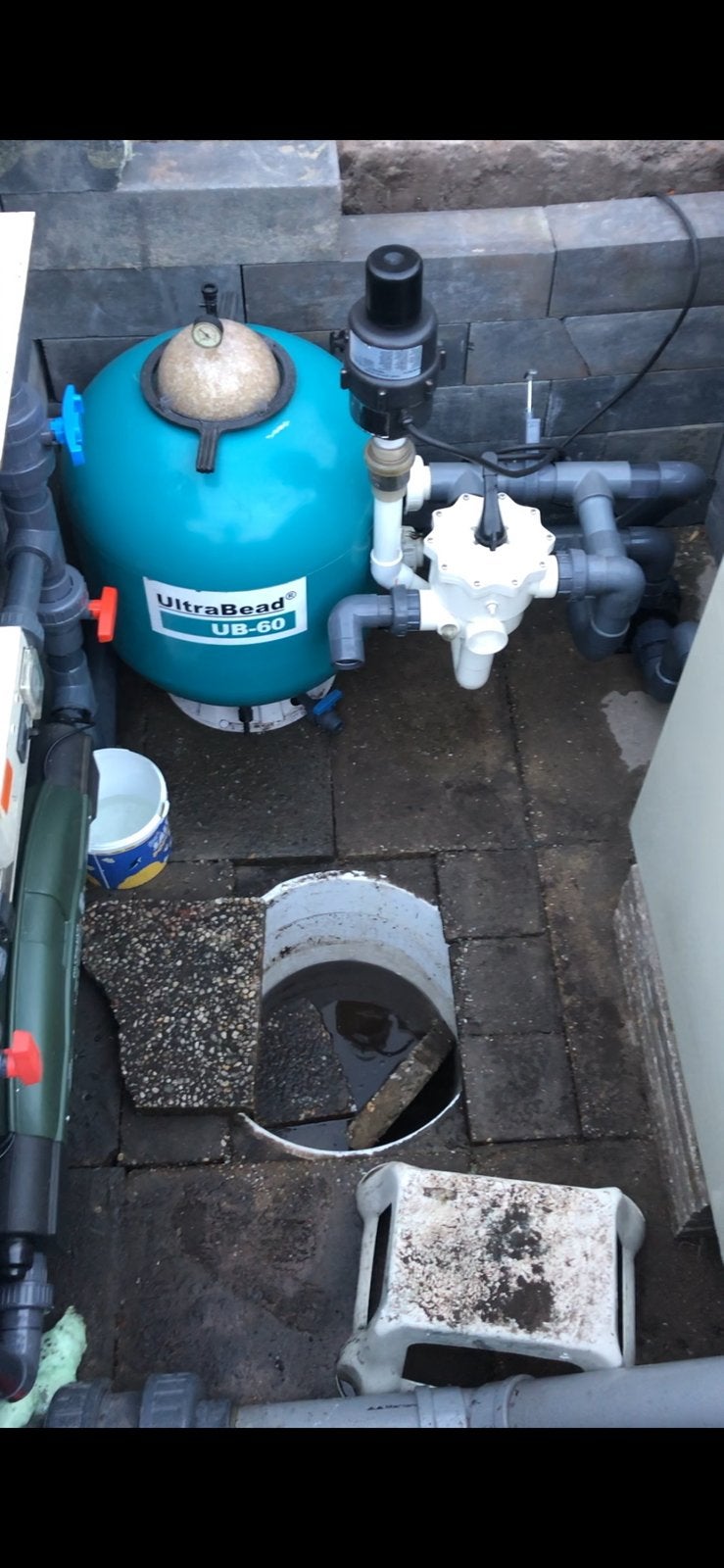 Bead filter met Zeef en UVC Koi vijver, Tuin en Terras, Ophalen, Gebruikt