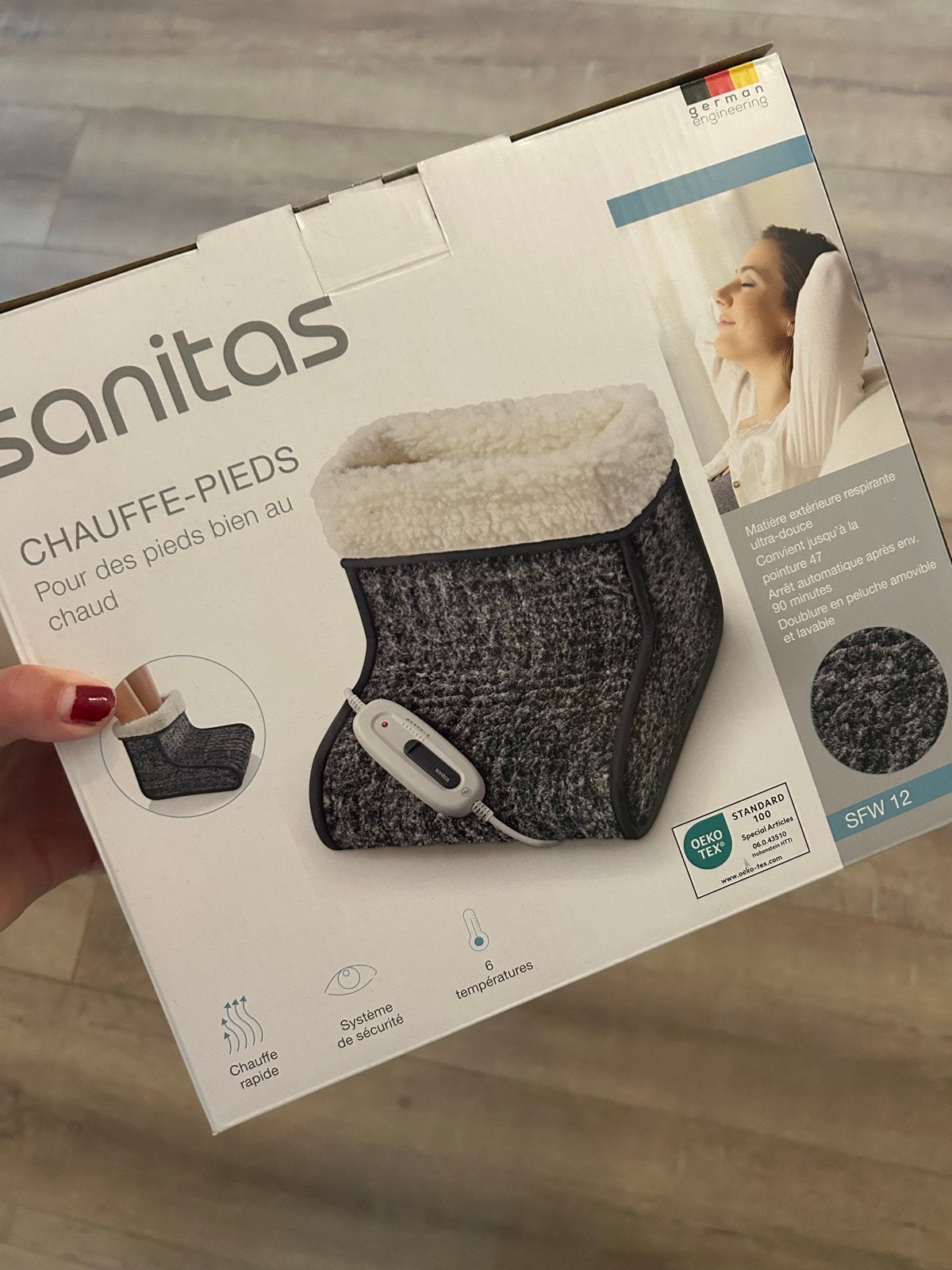 Sanitas Voetverwarmer - Heerlijk warme voeten, Witgoed en Apparatuur, Persoonlijke-verzorgingsapparatuur, Ophalen, Nieuw, Overige typen
