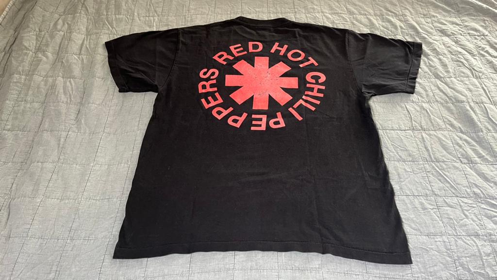 Vintage Red Hot Chili Peppers Tour T-Shirt Single Stitch XL, Ophalen of Verzenden, Zo goed als nieuw, Maat 56/58 (XL), Zwart