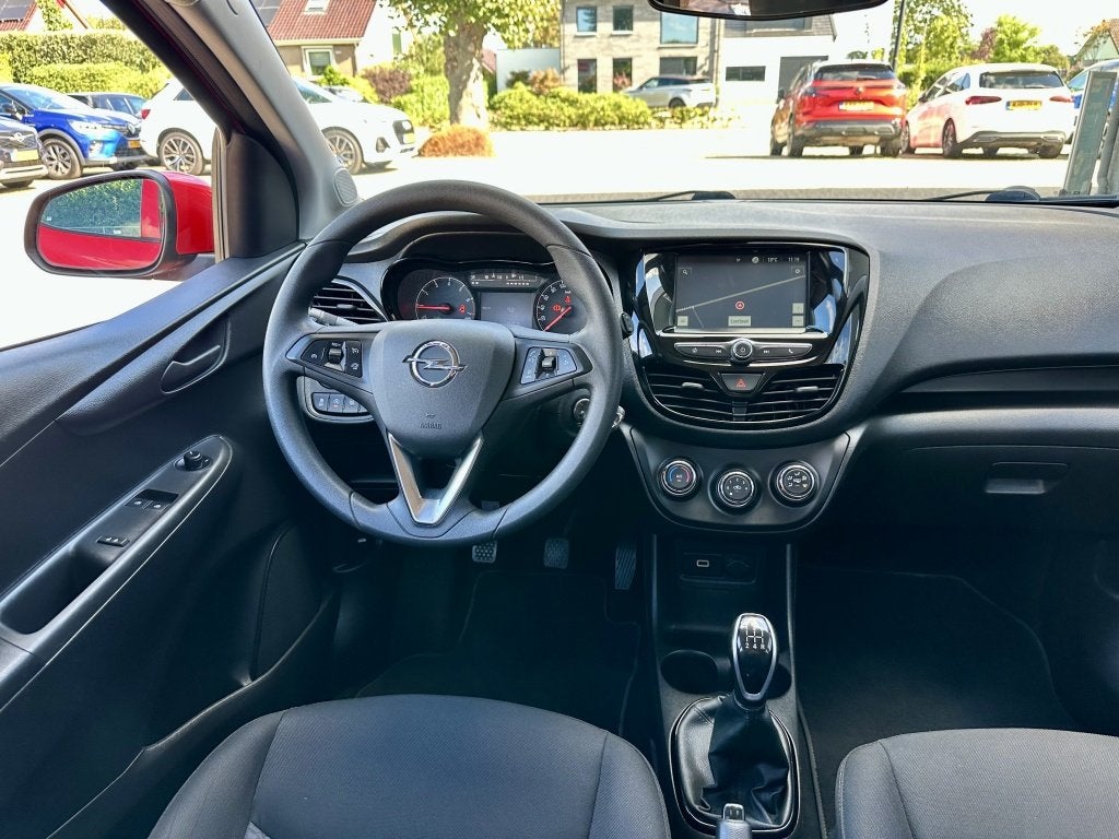 Opel KARL 1.0 120 Jaar Edition Navi Carplay Cruise-control, Stof, Gebruikt, Euro 6, Origineel Nederlands
