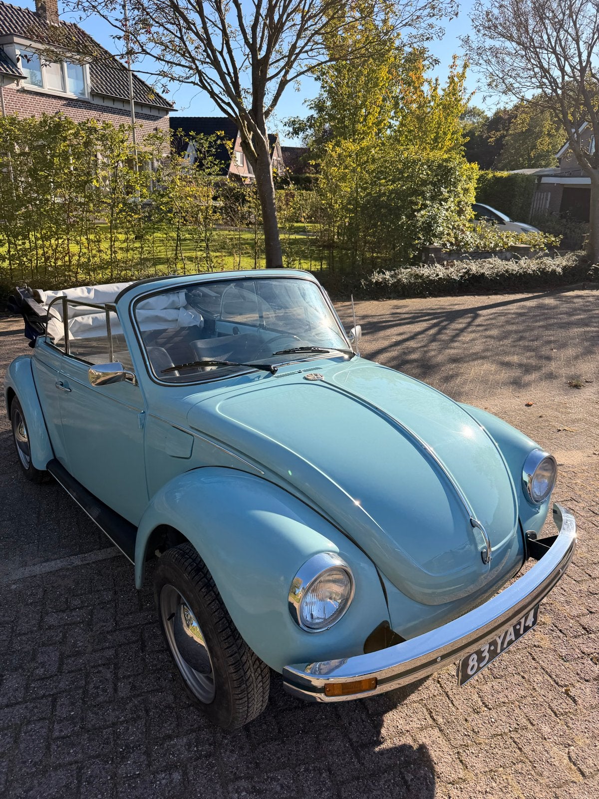 Volkswagen kever karmann cabriolet 1976 Blauw, foto 5