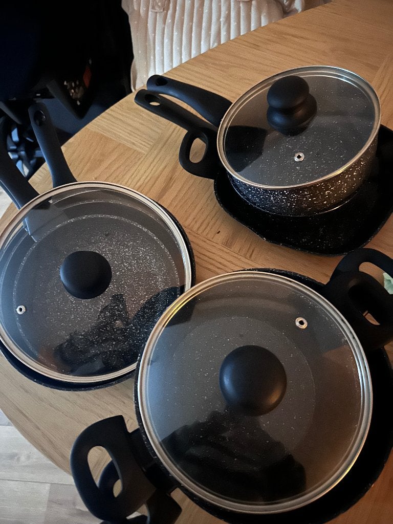 Pannen, Huis en Inrichting, Ophalen, Pannenset, Zo goed als nieuw, Rvs