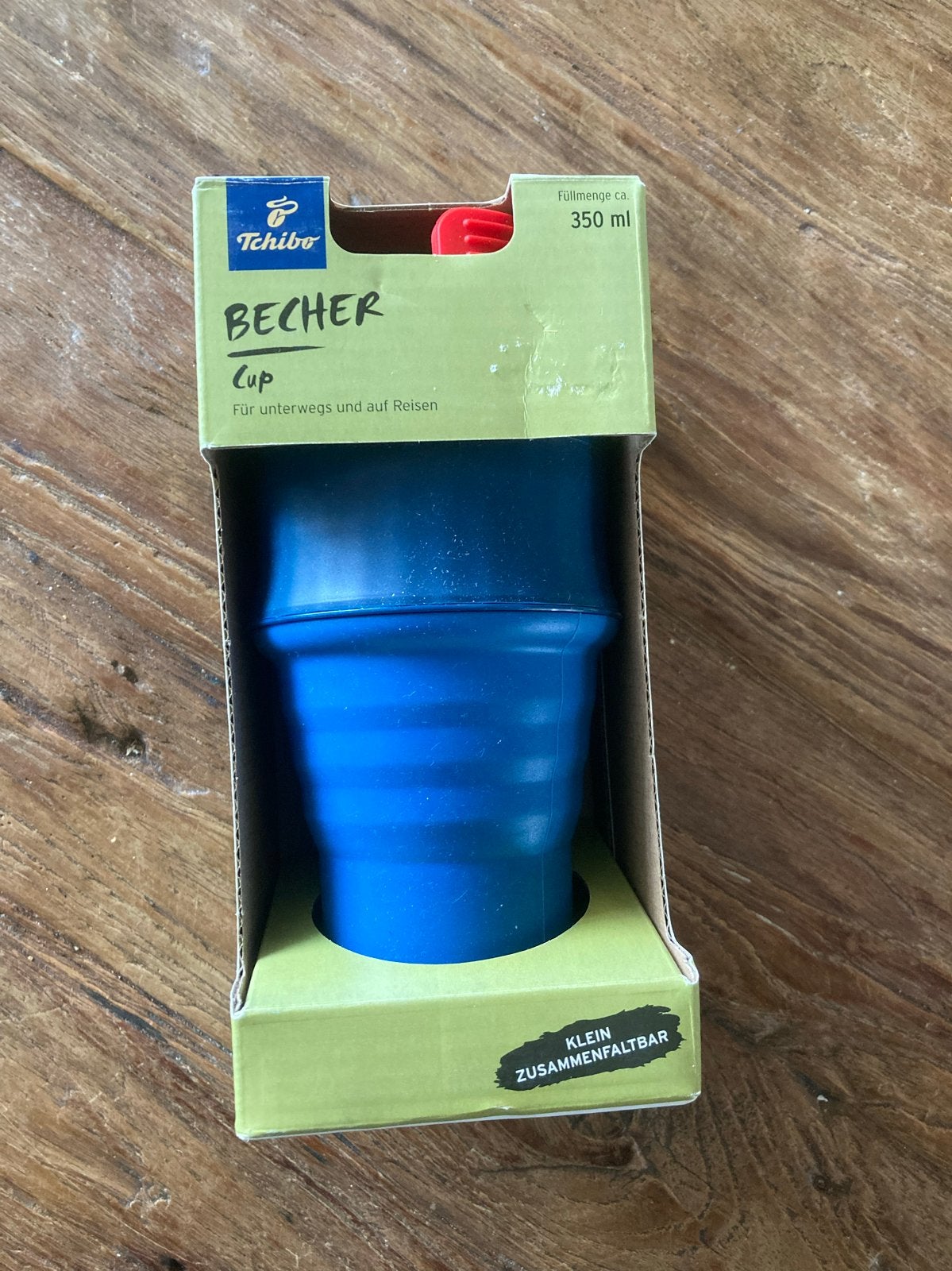 Tchibo opvouwbare beker - ideaal voor onderweg, Ophalen of Verzenden, Nieuw