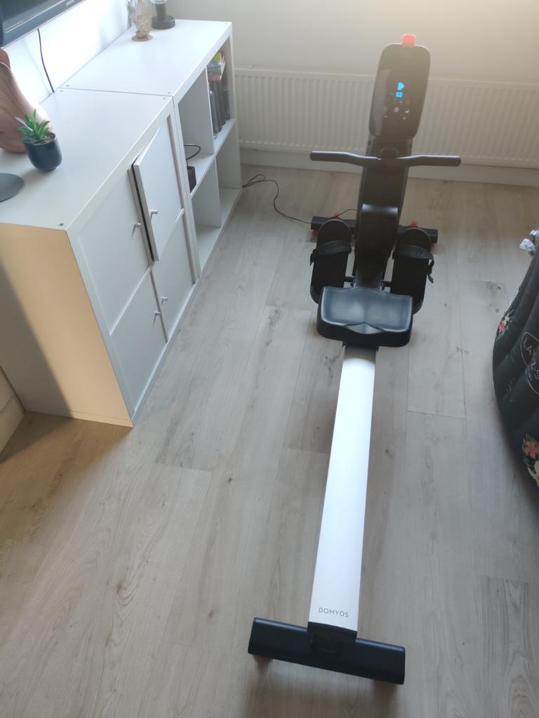 Domyos Roeitrainer - Zo goed als nieuw, Sport en Fitness, Fitnessapparatuur, Buik, Ophalen of Verzenden, Zo goed als nieuw, Metaal
