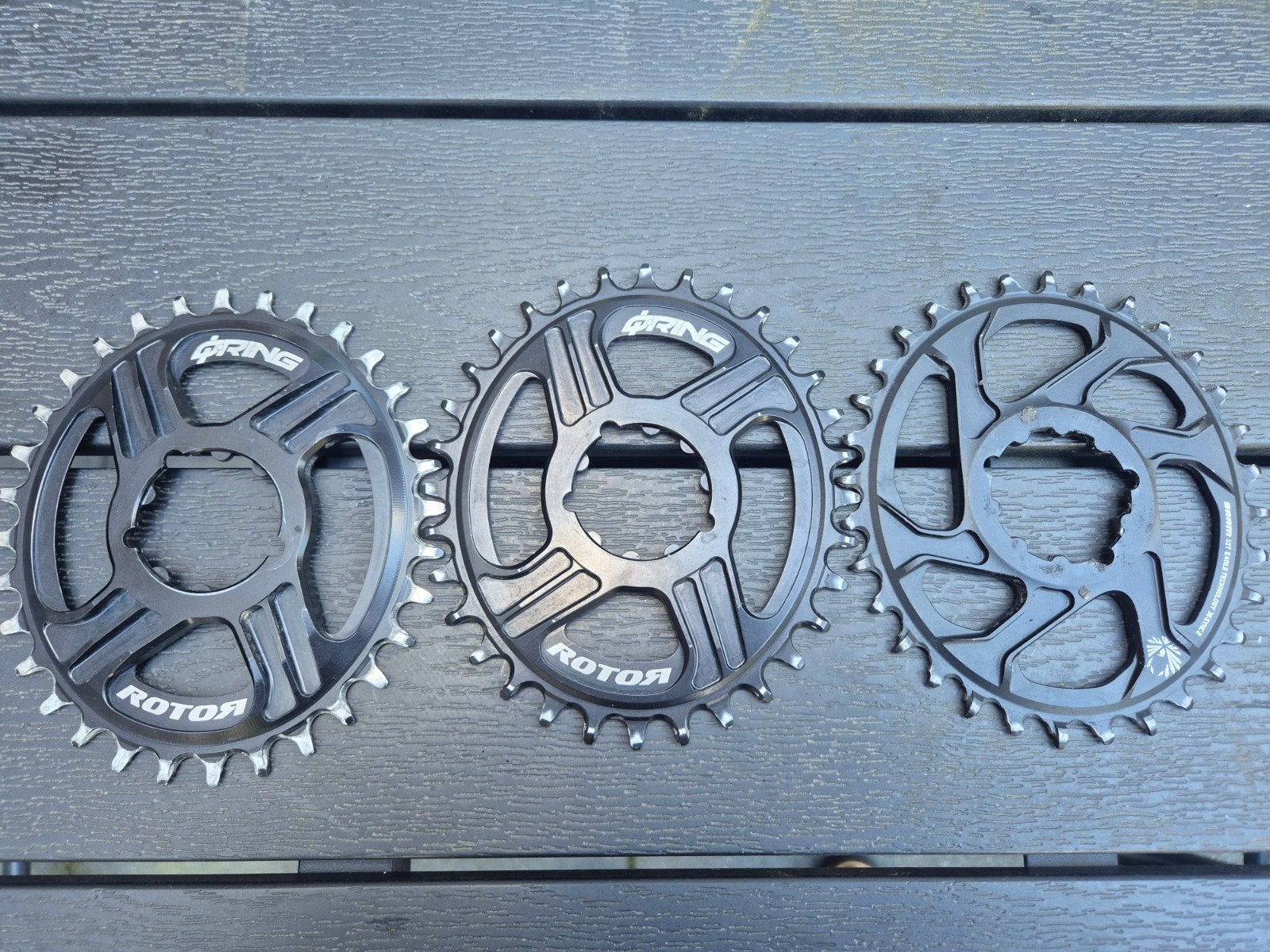 3 Ovalen Kettingbladen 32T voor SRAM 3-Bolt Crankstellen, Fietsen en Brommers, Crankstel of Pedalen, Ophalen of Verzenden, Zo goed als nieuw