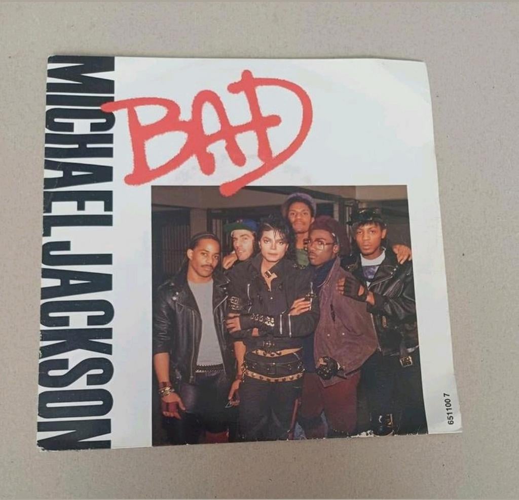 Michael Jackson  - Bad, Gebruikt, 7 inch, Single, Ophalen of Verzenden