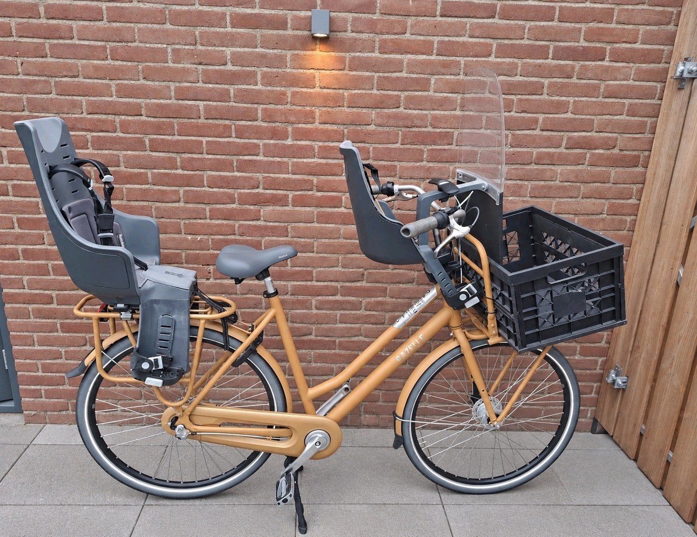 gazelle Heavy Duty dames fiets, Ophalen, 2 zitjes, 56 cm of meer, Zo goed als nieuw