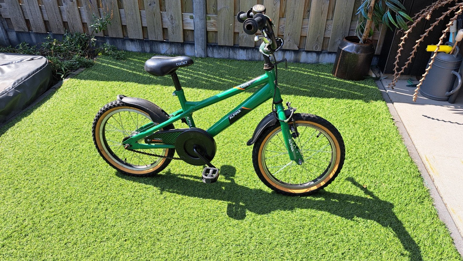 Kinderfiets Alpina Comet 16 inch, Ophalen, Gebruikt, 16 tot 20 inch, Alpina