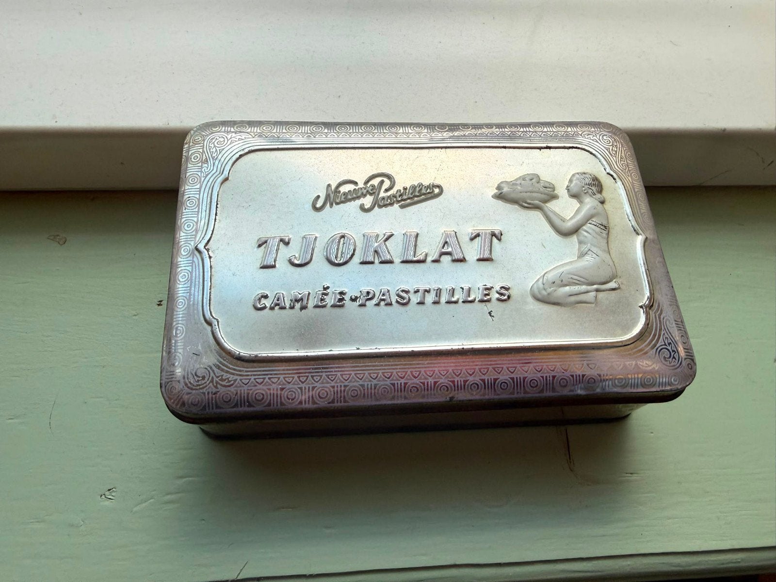 chocolade trommeltje, Verzamelen, Ophalen, Gebruikt, Overige