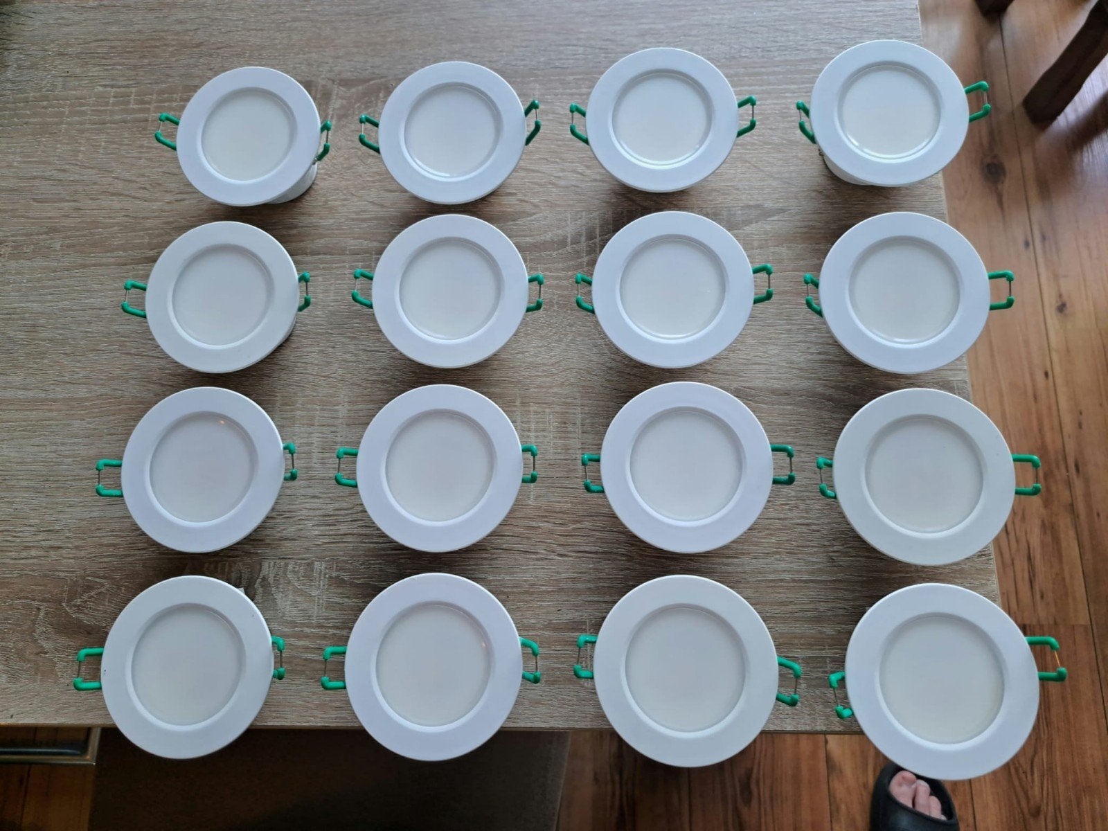 16 x Sylvania START eco Spot LED inbouwspots 6.5W 3000K, Ophalen of Verzenden, Zo goed als nieuw, Metaal, Modern, minimalistisch