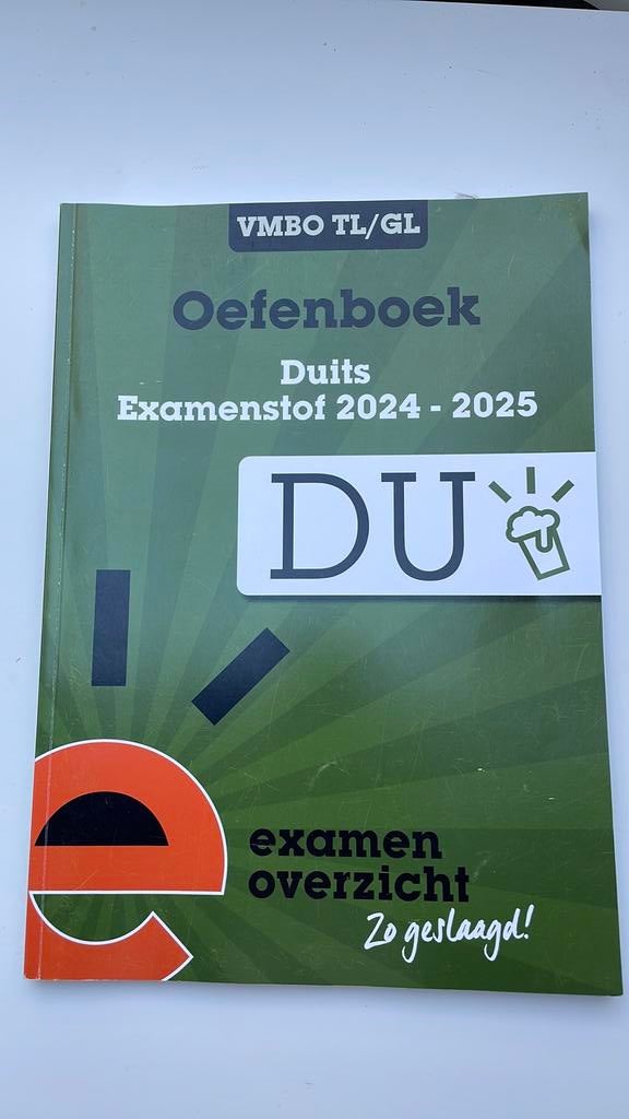 Oefenboek Duits VMBO TL/GL, Boeken, Schoolboeken, VMBO, Duits, Ophalen of Verzenden, ExamenOverzicht