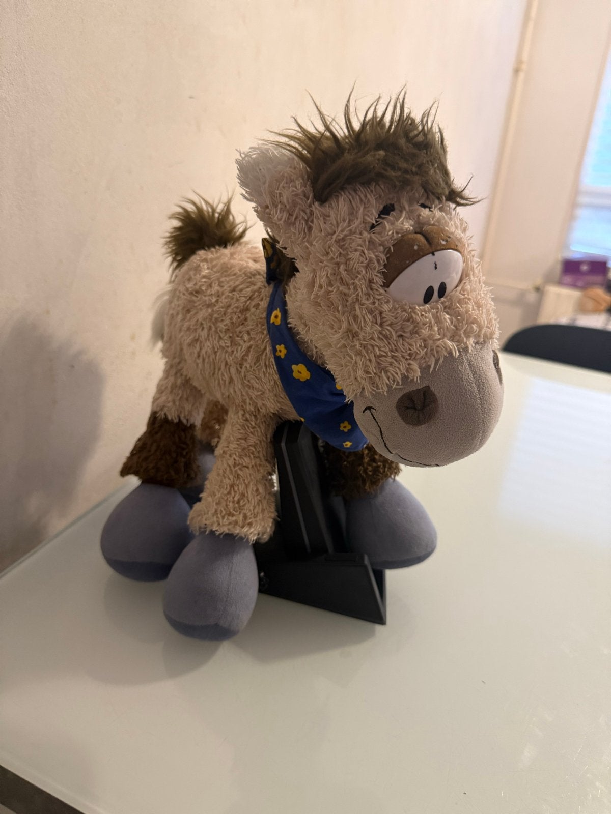 Schattig pluche paardje diddl - Zo goed als  nieuw galupy, Paard, Ophalen of Verzenden, Zo goed als nieuw, Middelgroot (20 tot 80 cm)