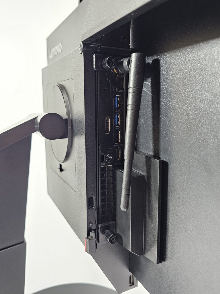 Lenovo ThinkCentre M720q Tiny + TIO 24 Gen 5 | i5-8400T, De Entree 250A, 1101 EE Amsterdam, Nederland, 128gb, Gebruikt, Info@lenovo.com
