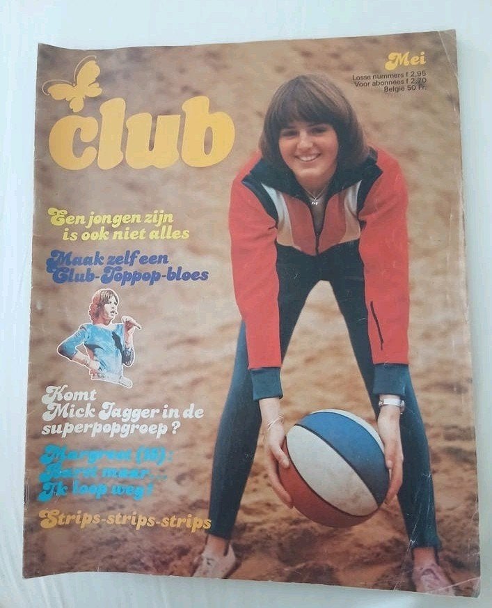 Club Magazine Mei 1976 - Vintage Jeugdblad, Boeken, Tijdschriften en Kranten, Ophalen of Verzenden, Gelezen, Muziek, Film of Tv