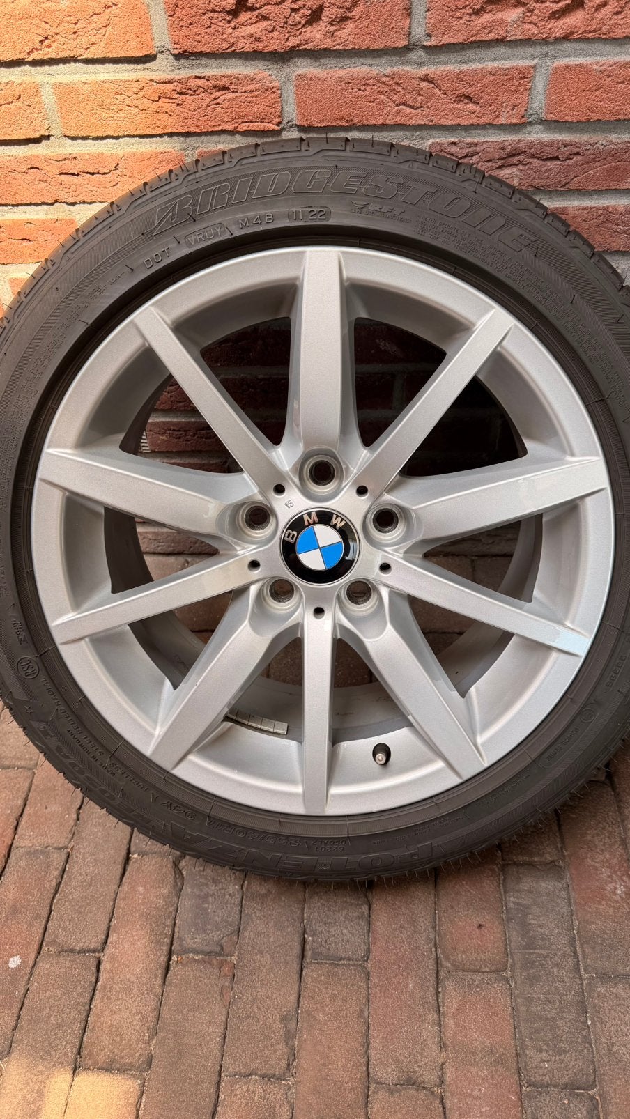 BMW Styling 286 breedset 17 inch in nette staat, Auto-onderdelen, Banden en Velgen, Ophalen, Gebruikt, 17 inch, Band(en)