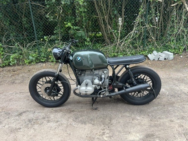 BMW R80 Custom Café Racer / Bobber, 2 cilinders, LED Verlichting, Motorrijbewijs A, Gebruikt