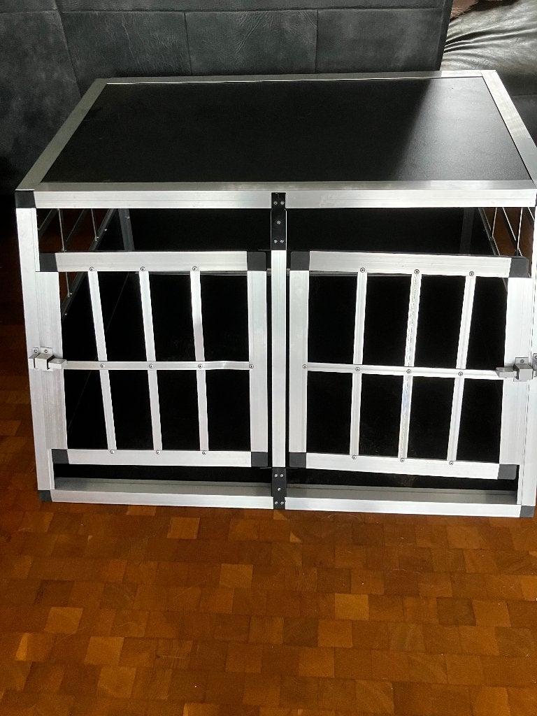 Hond auto bench / transport box, Dieren en Toebehoren, Ophalen, Zo goed als nieuw