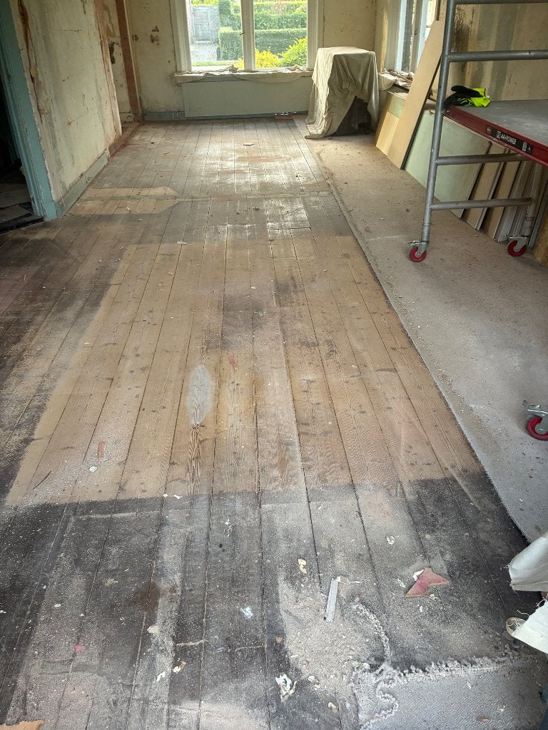 Oude houten vloer   Morgen halen, Ophalen, Gebruikt, Vloerdelen of -planken, 10 m² of meer