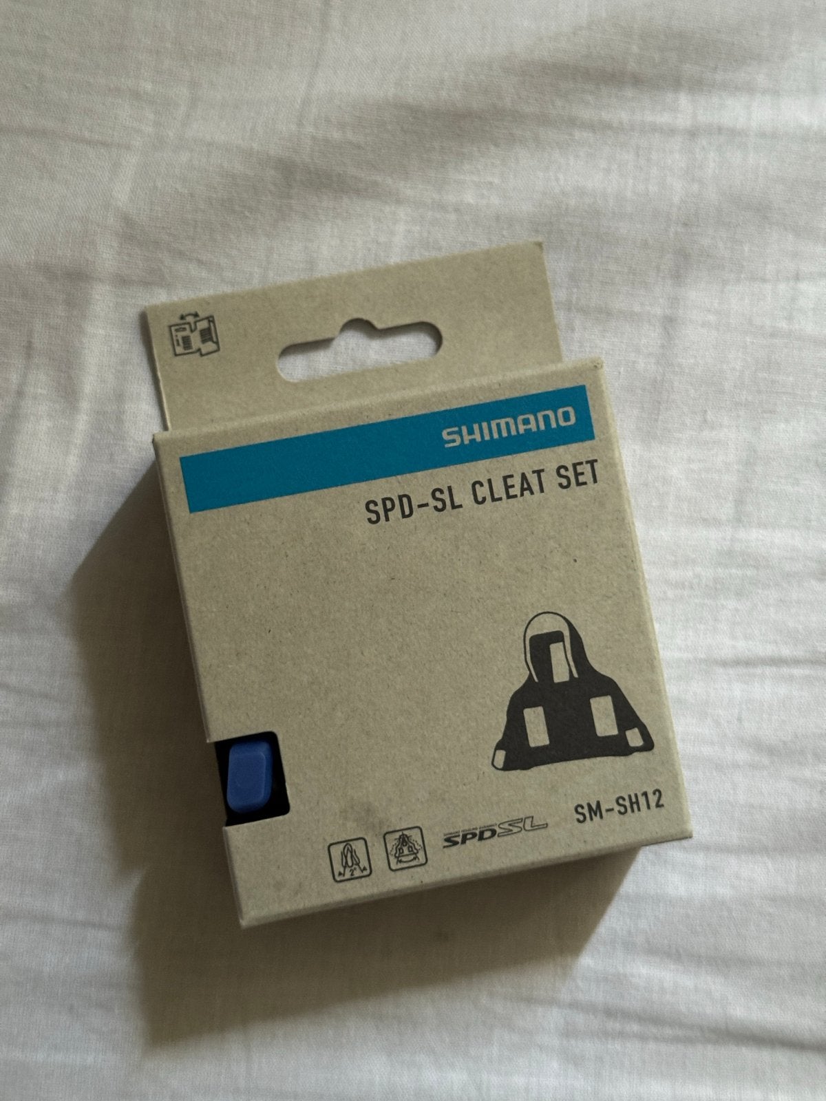 Shimano SPD-SL SM-SH12 schoenplaatjes blauw - Nieuw in doos, Ophalen of Verzenden, Nieuw, Overige maten, Schoenen