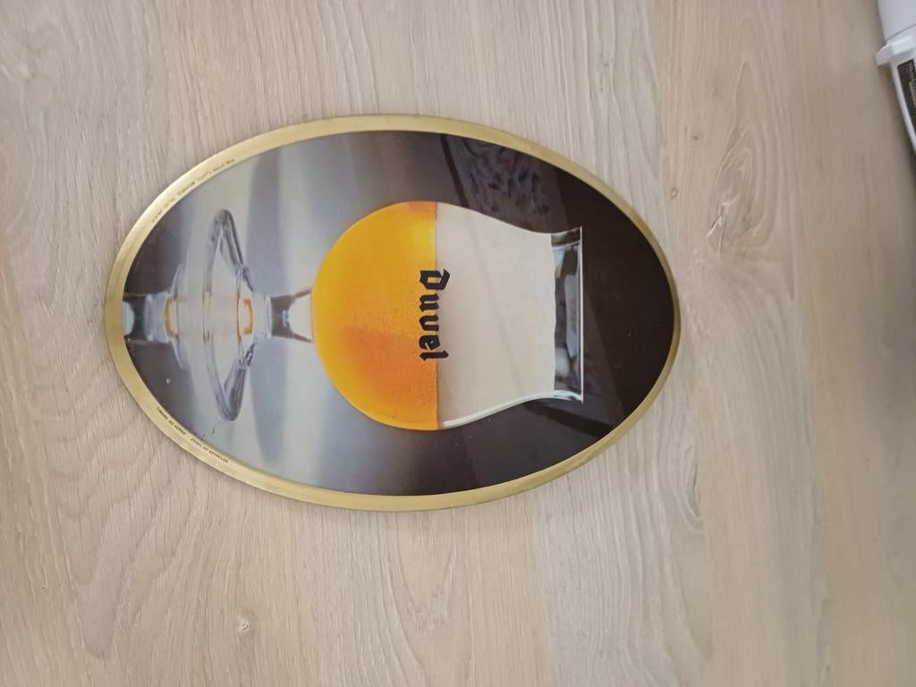 Duvel reclamebord, Ophalen of Verzenden, Gebruikt, Reclamebord