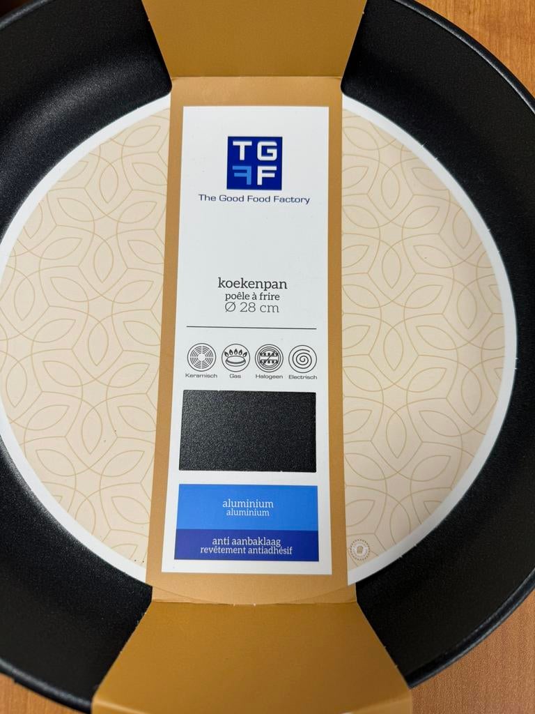 Nieuwe TGFF koekenpan 28 cm, Huis en Inrichting, Keuken | Potten en Pannen, Ophalen of Verzenden, Nieuw, Koekenpan of Braadpan
