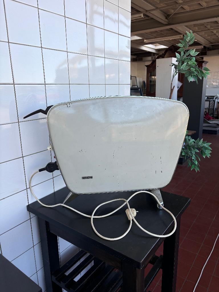 Inventum KG76 Vintage Elektrische Kachel Crème Chroom Metaal, Ophalen, Gebruikt, Overige soorten, Elektrisch