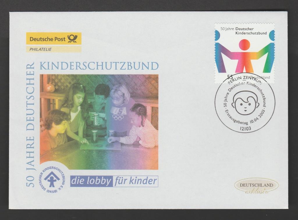 Duitsland - FDC Michelnr 2333 - kinderbescherming, Verzenden, 1990 tot heden, Postfris