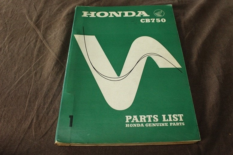 Honda CB750 1969 motorcycle parts list CB 750 four K0 K1 ???, Ophalen of Verzenden, Honda