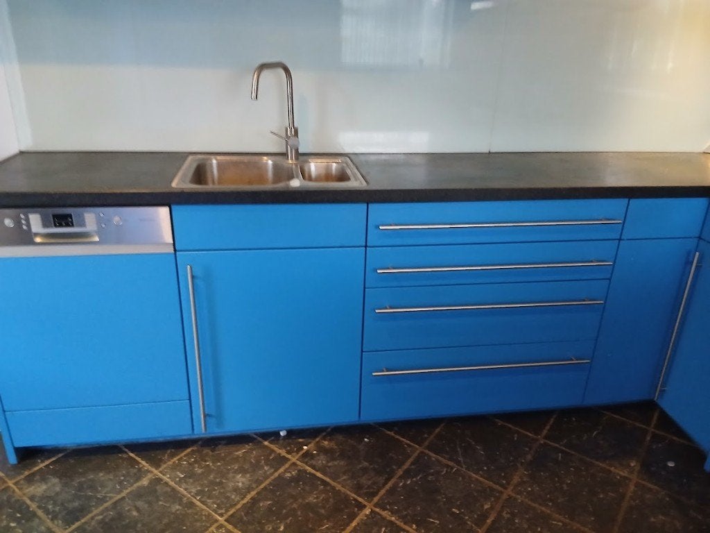 Bruynzeel Keuken, Huis en Inrichting, Keuken | Complete keukens, Ophalen, Gebruikt, Blauw, Hoekkeuken